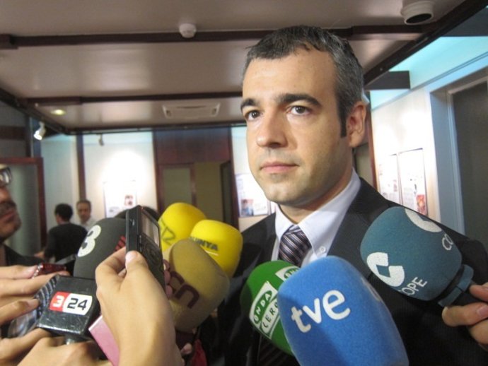 El portavoz del PSC en el Parlament, Maurici Lucena.