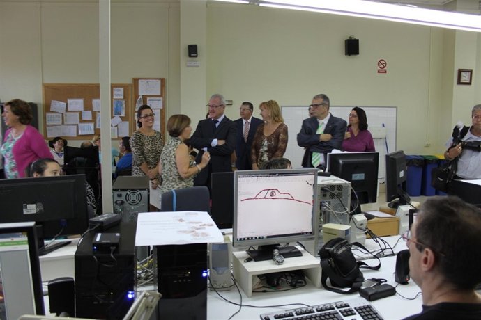 El presidente de la Comunidad, Ramón Luis Valcárcel, en la visita