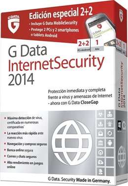 G Data lanza su nuevo G  Data InternetSecurity 2014 Edición Especial 2+2 