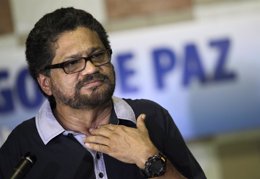 El portavoz de las FARC en La Habana, Luciano Marín Arango.