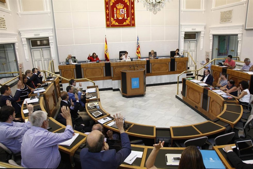 Pleno ordinario de la Diputación de Alicante