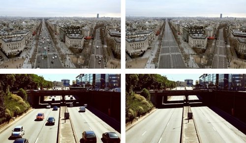 Imagina París completamente desierta