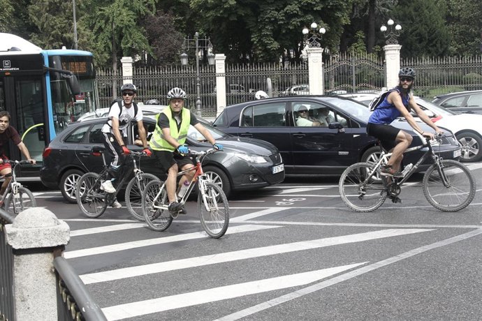 Recursos de ciclistas por Madrid