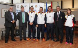 Cardenal recibe a la selección de Tiro Olímpico