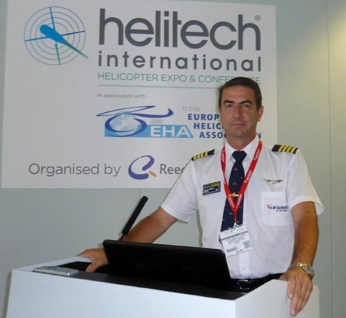 Carlos de la Cruz, comandante e instructor HEMS de INAER España
