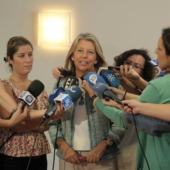 La alcaldesa de Marbella, Ángeles Muñoz