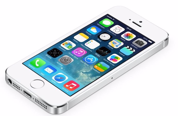 IPhone 5S con iOS 7 Apple