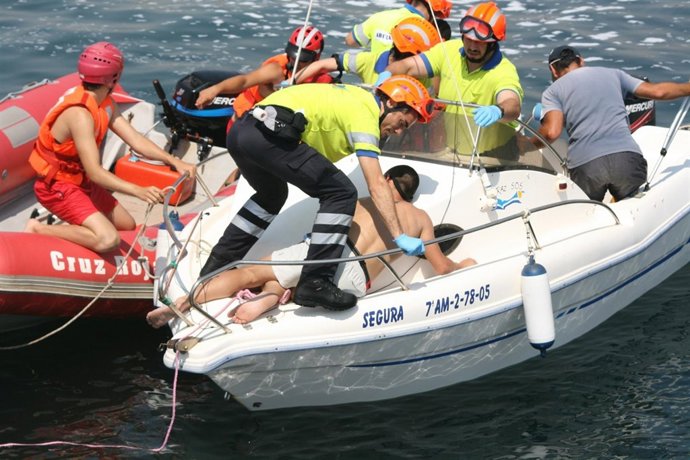 Simulacro de salvamento