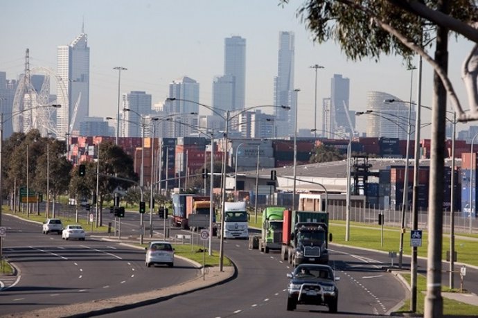 Zona de Melbourne donde se construirá la nueva autopista East-West Highway