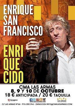 El actor y cómico Enrique San Francisco, en el CMA Las Armas.