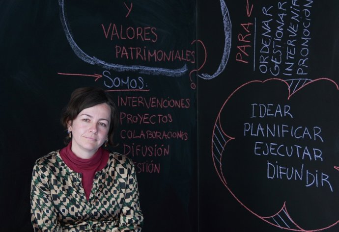 La restauradora Rosa Tera