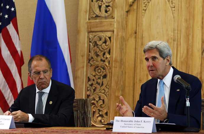John Kerry y Sergey Lavrov
