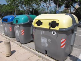 Contenedores de residuos en Barcelona