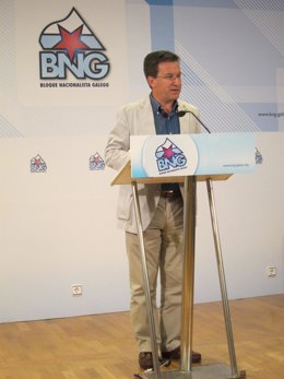 El portavoz nacional del BNG, Xavier Vence
