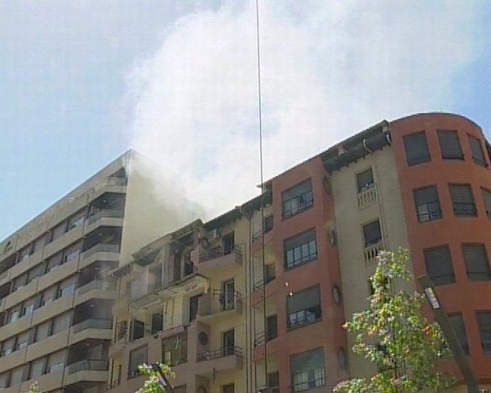 Explosión de Gas en edificio en Logroño R
