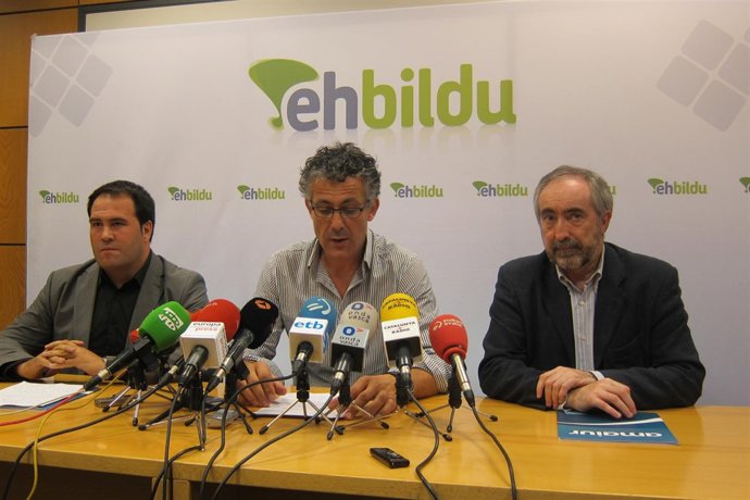 Jon Iñarritu,  Xabier Mikel Errekondo y Rafael Larreina (Amaiur)