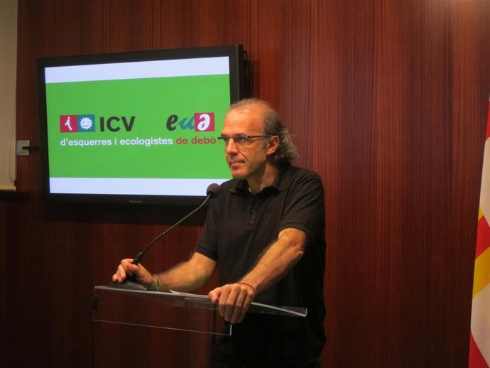 El líder de ICV-EUiA en Barcelona, Ricard Gomà.