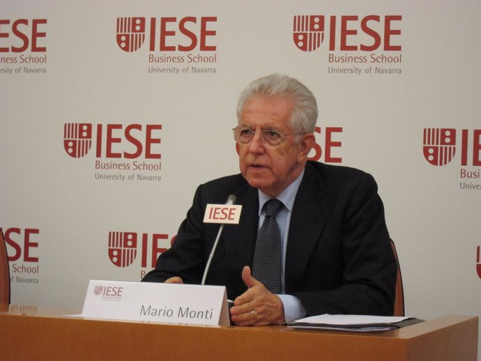 El ex primer ministro de Italia Mario Monti 