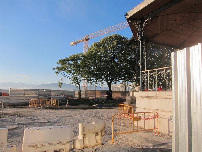 Obras de los Jardines de Pereda