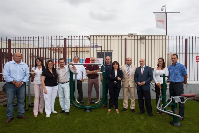 Inauguración del espacio biosaludable de BIMBO Iberia