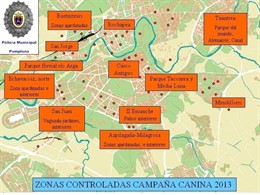 Campaña de control de perros en Pamplona.