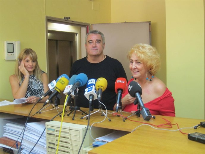 La abogada M. Barrabés, la víctima Juan Carlos S. Y C.Flores