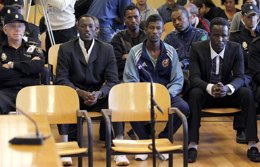 Presuntos piratas somalíes que atacaron el buque de la Armada 'Patiño'