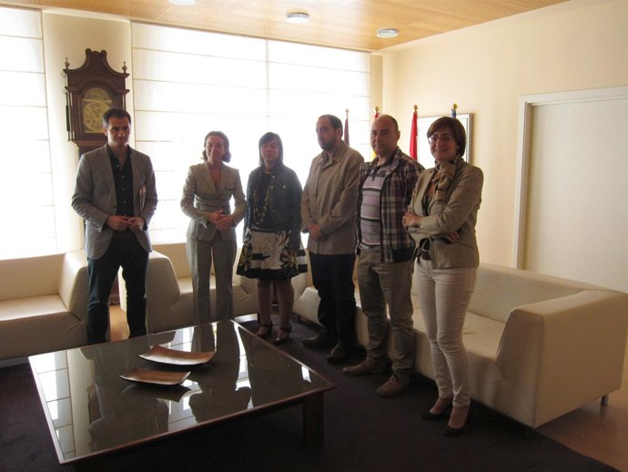 Gamarra y Antoñanzas, momentos antes de la reunión