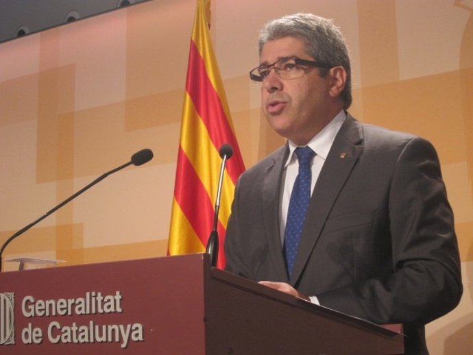 El conseller F.Homs, tras el Consell Executiu