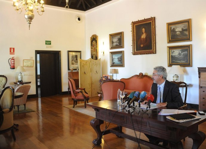 Marrero, en rueda de prensa