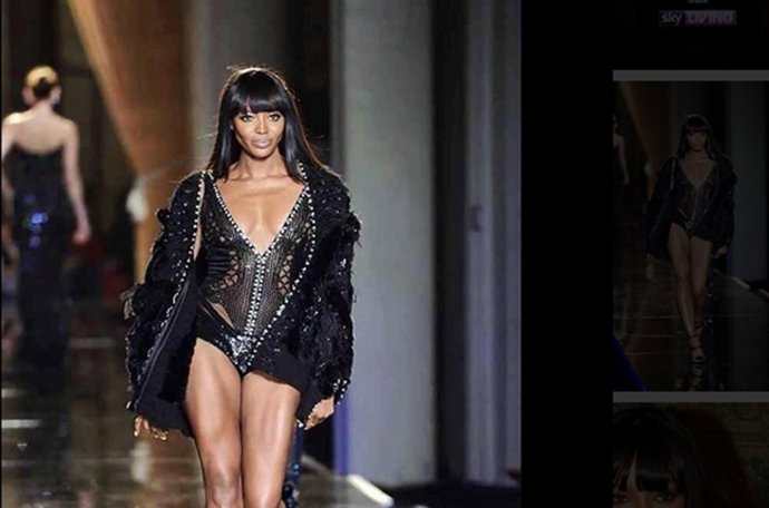 Naomi Campbell dietas a base de zumo