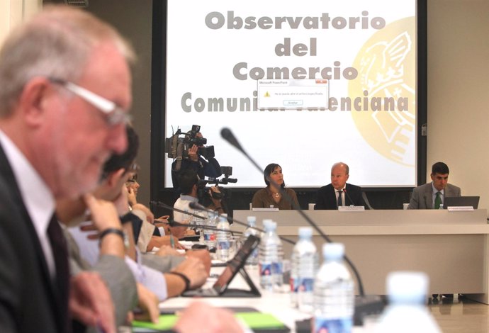 Reunión del Observatorio del Comercio de la Comunitat Valenciana.