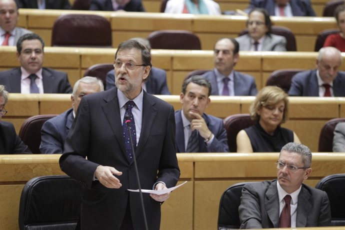 Rajoy en el Senado