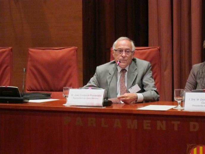 El expresidente de Caixa Manlleu Joan Contijoch
