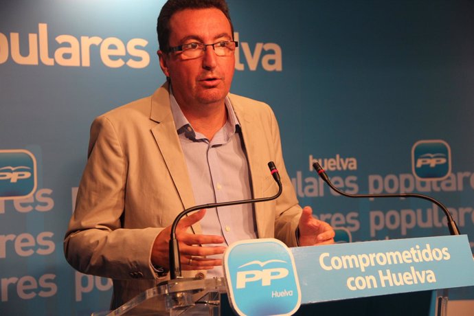 El presidente provincial del PP de Huelva, Manuel Andrés González. 