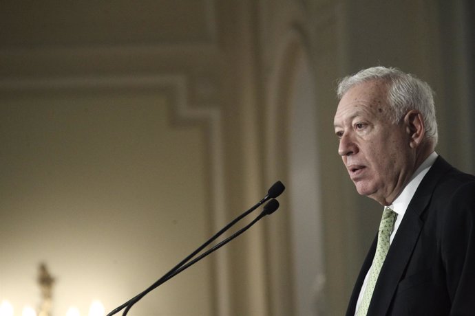 El ministro de Exteriores, José Manuel García-Margallo, y su homóloga colombiana