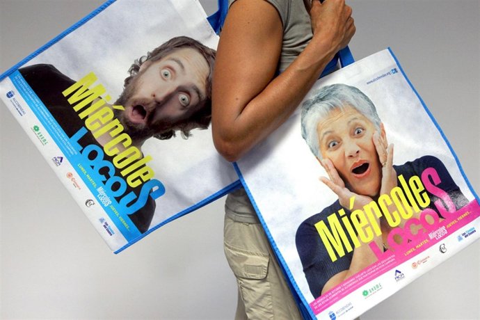 Bolsas de la campaña 'Miércoles locos', de Alcobendas