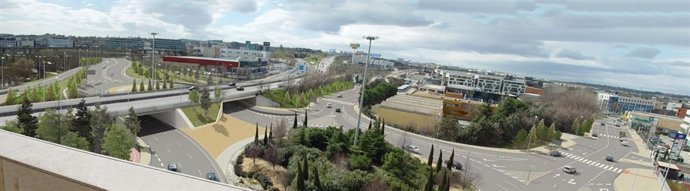 Proyección de las obras del nudo de Valdeparra cuando estén terminadas