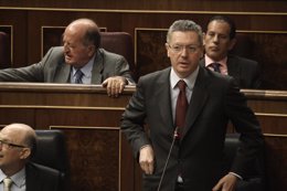 Alberto Ruiz Gallardón en el Congreso