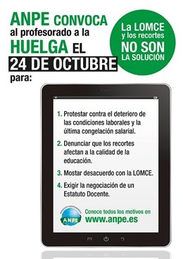 Cartel de la huelga