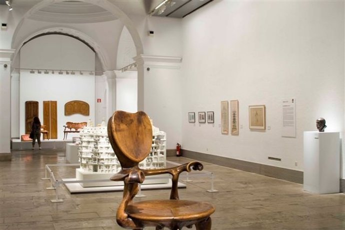 Imagen de la exposición de Gaudí en Valladolid