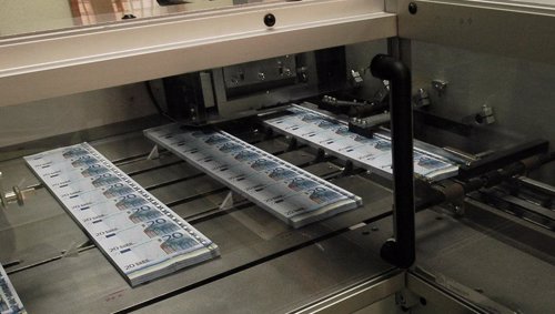 Fabricación De Billetes De Euros En La Fábrica Nacional De Moneda Y Timbre