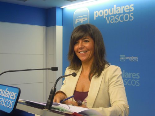La parlamentaria vasca del PP, Nerea Llanos.