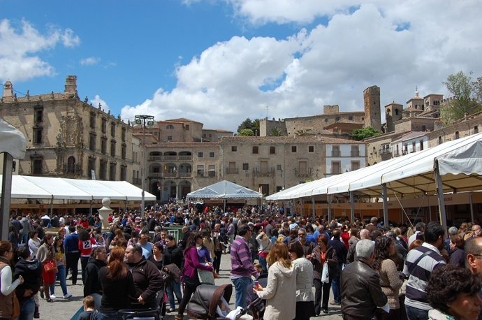 Vista General De La Feria Del Queso De Trujillo