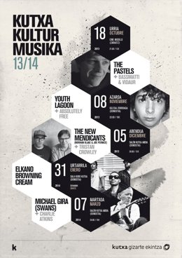 Cartel del ciclo 2013/2014 de Kutxa Kultur Musika