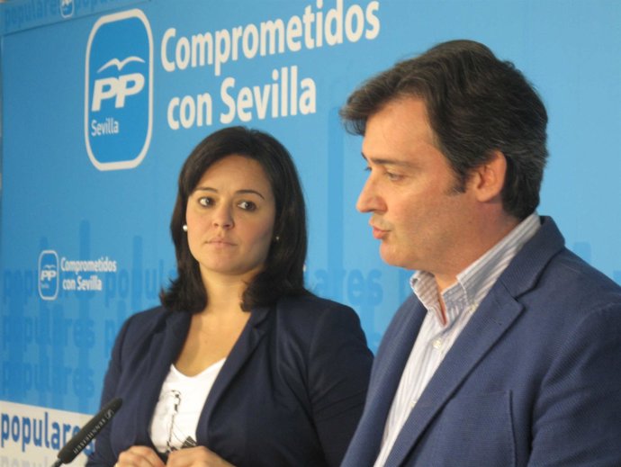 Virginia Pérez y Eloy Carmona.