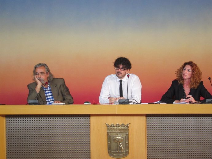 Ángel Pérez, Eddy Sánchez y Yaiza García