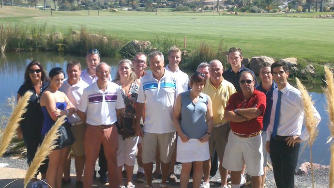 Fam trip de operadores británicos de golf en Almería