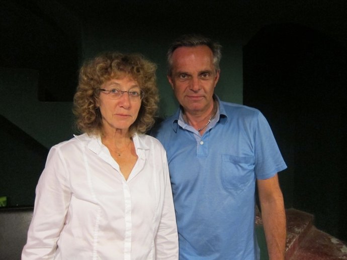 El productor de cine Claus Boje y la directora Marion Hasse
