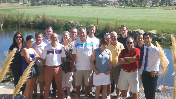 Fam trip de operadores británicos de golf en Almería